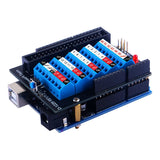 1 x RAW Customer Returns GeeekPi Arduino Screw Terminal Hat for Arduino UNO, GPIO Screw Terminal Block Breakout Module with Horn Socket Connector, GPIO Breakout Expansion Board for Arduino UNO - RRP €21.99