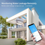 1 x RAW Customer Returns Water detector WLAN, eMylo water alarm water monitor compatible with Tuya Smart Life app, 120dB WiFi water sensor with real-time app notification for washing machine, bathroom and basement - RRP €22.99