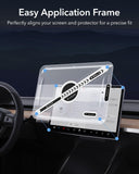 1 x RAW Customer Returns ESR Tempered Glass Screen Protector for Tesla Model Y 2024-2020 , Tesla Model 3 2023-2017 , Alignment Kit with Screen Protector, Scratch and Shock Resistant, Bubble Free and Fingerprint Resistant - RRP €33.95