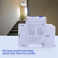 1 x RAW Customer Returns DEWIN Staircase Light Timer Switch, AC 220-240V Mechanical Staircase Light Timer Switch Time Relay Timer Corridor Timer Accessories - RRP €12.19