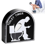 2 x Brand New SPJUMHONG73 Toilet Timer Hourglass Man, 5 Minutes Toilet Hourglass Timer, Creative Toilet Hourglass Gifts Funny for Men, Husband, Dad, Father s Day, Birthday Black  - RRP €40.8