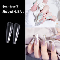 10 x Brand New Lucktao 500pcs Full Cover Nail Tips, Clear Nail Tips, Gel Nail Tips, Fake Nail Stickers, 10 Sizes for Nail Salon and DIY Nail Art - RRP €180.0