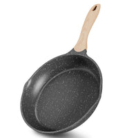 1 x RAW Customer Returns JEETEE Frying Pan 20 cm, Induction Pan with Non-Stick Coating, Granite Pan Cookware Omelette Pan with Heat-Resistant Handle, Suitable for All Stoves, PFOA-Free - RRP €23.99