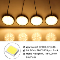 1 x RAW Customer Returns WOBANE LED under-cabinet light for kitchen, 4 cabinet lights LED dimmable, bright LED showcase lighting with remote control, warm white LED kitchen lighting for kitchen, cabinet, shelves, 2700K, 112 LEDs, timing - RRP €29.23