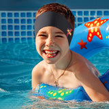 30 x Brand New Pack of 3 swimming headbands, hair bands for swimming, waterproof swimming ear bands, elastic ear protection bands for swimmers, ear protection swimming neoprene headbands, adjustable hair protection ear protection for kids - RRP €302.1