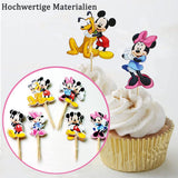 1 x Brand New HGSHUO cake decoration for Minnie cake decoration birthday cake decoration children s birthday cake topper Happy Birthday cupcake topper Mouse cake decoration birthday decoration 49 pieces - RRP €13.1