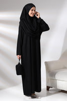 1 x RAW Customer Returns ihvan online, Muslim Dresses for Women, One Piece Long Sleeve Islamic Prayer Dress, Black, XXX-Large-6X-Large - RRP €30.04