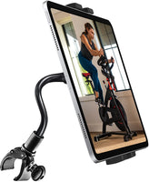 1 x RAW Customer Returns Oilcan treadmill tablet holder, gooseneck handlebar mobile phone tablet holders for bicycle spin bike cross trainer exercise bike for iPad Pro Air Mini, iPhone, Samsung Tab, Lenovo, Huawei 4-12.9  - RRP €36.99