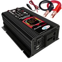 1 x RAW Customer Returns Iriisy Power Inverter 12V 220V 6000W Transformer Converter with 2 USB Ports 2.1A for Car Truck - RRP €52.99