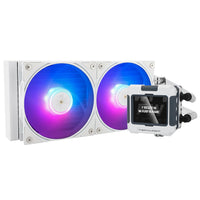 1 x RAW Customer Returns Thermalright Frozen Warframe 240 White ARGB CPU Water Cooling, 240 AIO Cooling, IPS 320 240 Resolution LCD Screen, Liquid CPU Cooler for AMD Intel Liquid CPU Cooler LGA1700 AM4 AM5, AIO Water Cooling - RRP €78.29