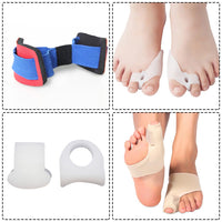 7 x Brand New Hallux Valgus Toe Separator Correction, Valgus Correction Splint, 4-Piece Set Hallux Valgus Toe Separator Toe Separator Set, Hallux Valgus Correction Bandage, Hallux Pad, Hallux Valgus Correction Set - RRP €46.34