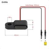 1 x RAW Customer Returns evermotor 3 LED Universal 12V 2 pieces E24 Mini Motorcycle LED indicator aluminum alloy in precision casting IP67 Waterproof E tested - RRP €21.99