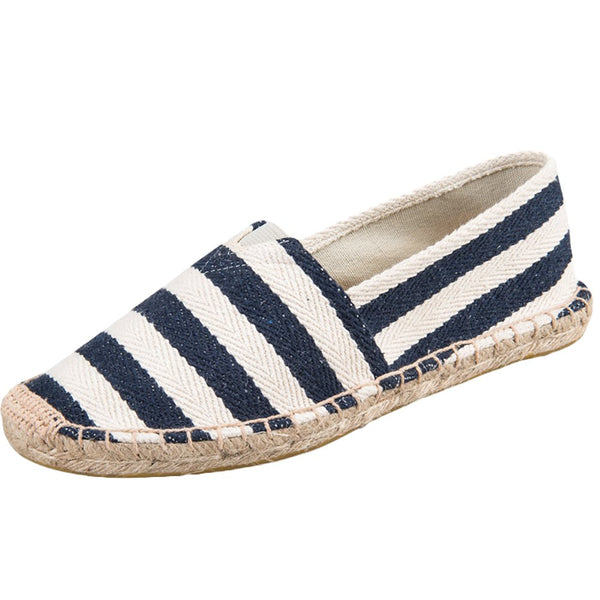 1 x RAW Customer Returns Vogstyle Unisex Flat Casual Slipper Espadrille - Style 1 Blu - Size 41 42 EU - RRP €24.19