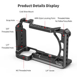 1 x RAW Customer Returns SMALLRIG A6500 Cage A6400 Camera Cage for Sony A6100 A6300 A6400 A6500 Cameras - CCS2310 - RRP €50.32