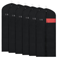 1 x RAW Customer Returns KEEGH Garment Bags Suit Bag for Storage 152cm Garment Cover with Clear Window Breathable Garment Bags with Sturdy Full Zipper for Evening Dresses, Pack of 6 - RRP €23.99