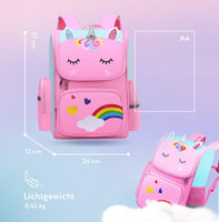 1 x RAW Customer Returns QY Unicorn Backpack - Backpack Girls - Unicorn - Pink - Small from group 1 , new pink, M - RRP €27.6