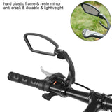 1 x RAW Customer Returns Bicycle Rearview Mirror with Clip Mounting Screw Bicycle Mirror Right Left Handlebar Rear View 180 Rotation Mirror for Mountain Road Bikes HF-MR080L  - RRP €18.97