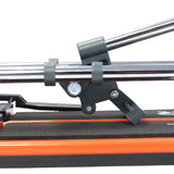 1 x RAW Customer Returns TILER 350mm Manual Tile Cutter, Professional Ceramic Tile Cutting Machine with Chrome Plated Solid Guide Rail, Carbide Cutting Wheel, Adjustable Fence Gauge, Non-Slip Feet 8103E-2 - RRP €39.99