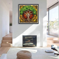 5 x Brand New Ginfonr Diamond Painting 5D Diamond Painting Tree of Life Tree By Number Kits Full Drill Paint With Diamonds Arts Wall Decor 30 30 CM - RRP €102.0