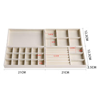 1 x RAW Customer Returns Kitchenmore Jewelry Organizer Drawer, Jewelry Insert for Drawers Jewelry Storage Drawer Insert Storage Organization System 3 set  - RRP €49.64