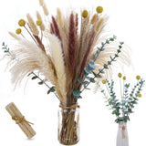 5 x Brand New Dried Pampas Grass Dried Flower Decoration 86 pieces - Natural Pampas Grass - 45 cm - Bouquet of Dried Flowers - Bohemian Decoration - Suitable for Interior Decoration, Boho Wedding - RRP €90.2