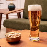 1 x RAW Customer Returns Krosno Tall Wheat Beer Glasses 0.5 liter Set of 6 500 ML Chill Collection Perfect for home and parties Dishwasher safe - RRP €24.99