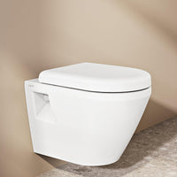 1 x RAW Customer Returns VitrA Universal 2 toilet lid, toilet seat with soft close, easy to clean, white toilet seat with plastic hinges 121-009-909 - RRP €65.34