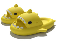 1 x RAW Customer Returns Shark Slippers Children Shark Slides Cloud Sandals Boys Cushion Slippers Girls Home Slippers Beach Pool Shower Open Toe Summer Flip Flops, Yellow, 32 33 EU, Tag 210 - RRP €23.59