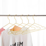 1 x RAW Customer Returns Metal Clothes Hanger, Qualsen 30 Pieces Clothes Rail, 42 cm Rose Gold Space-Saving Clothes Hanger Stainless Steel Clothes Hanger Wire, Clothes Hanger - RRP €31.21