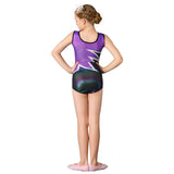 1 x RAW Customer Returns Bezioner Children s Leotard Girls Leotard Sleeveless Ballet Dancewear Purple 120 for 6-8 Years, 120-130 cm - RRP €17.99