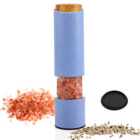 1 x RAW Customer Returns Salt and pepper mill electric spice mill - Electric pepper and salt mill, one-hand operation ceramic grinder salt and pepper grinder, 1Pcs blue  - RRP €9.99