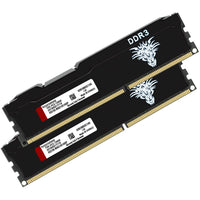 1 x RAW Customer Returns DDR3 16GB Kit 8GBx2 Desktop RAM 1600MHz PC3-12800 UDIMM Non-ECC Unbuffered 1.5V 2Rx8 Dual Rank 240 Pin CL11 PC Computer Memory Upgrade Module RAM Black  - RRP €29.23