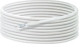 1 x RAW Customer Returns SCHWAIGER 9581 coaxial cable 25m 135dB antenna cable satellite cable 75 Ohm TV cable 5-fold shielded moisture-resistant 8.2mm cable diameter white including F-connector - RRP €22.99