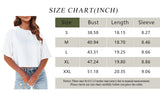 1 x RAW Customer Returns Tankaneo Women s Crop Tops Short Sleeve T-Shirts Summer Fitness Oversize Tops Crew Neck Crop Top Sports Shirt - RRP €20.66