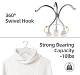 2 x Brand New ilauke white clothes hangers, pack of 20 white wooden clothes hangers with smooth surface and 360 rotating chrome hooks, wooden hangers for suits, jackets, trousers, closet, 44.5 x 23 cm - RRP €55.8