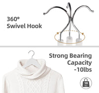 2 x Brand New ilauke White Clothes Hangers, Pack of 20 White Wooden Clothes Hangers with Smooth Surface and 360 Rotating Chrome Hook, Wooden Hangers for Suits, Jackets, Trousers, Closet, 44.5 x 23 cm - RRP €55.8