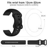 1 x RAW Customer Returns NewJourney ID205L 19mm Soft Silicone Replacement Band Strap for Veryfitpro ID205, ID205L, ID205U, ID205S, ID205G, ID215G, ID216, SW020, SW021, SW023, YM205L, Uwat.ch3 GT UGT Fit Smartwatch - RRP €21.6