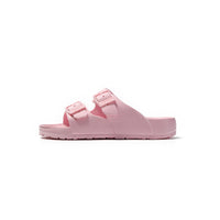 1 x RAW Customer Returns JOMIX mules women s summer bathing shoes with footbed flat colorful non-slip flip flops sea pool beach swimming buckle slippers pink, 40 EU  - RRP €60.0