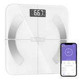 1 x RAW Customer Returns Body Fat Scales, Bluetooth Personal Scales with App, Smart Digital Scales for Body Fat, BMI, Weight, Muscle Mass, Water, Protein, Skeletal Muscle, Bone Weight, BMR, 26 26cm - RRP €24.99