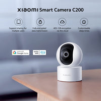 1 x RAW Customer Returns Xiaomi Mi Smart Camera C200 1080p, Indoor WiFi Security Camera, AI People Detection, Bi-directional Audio, Night Vision, Compatible with Google and Alexa, White - RRP €45.34