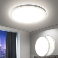 1 x RAW Customer Returns EASY EAGLE ceiling lamp LED ceiling light flat, 18W 4000K 1800LM IP44 modern bathroom lamp bathroom lamp ceiling kitchen lamp for bathroom hallway bedroom balcony living room kitchen basement lamp 218 pack of 2  - RRP €30.38