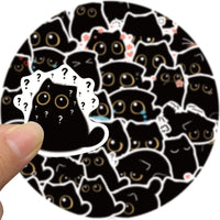 1 x RAW Customer Returns Cute Cat Stickers for Laptop 40 PCS ,Gift for Kids Teens Adults Boys,Waterproof Kawaii Animal Stickers for Water Bottles,Vinyl Stickers for Scrapbook,Skateboard,Car - RRP €7.04