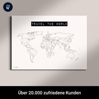 1 x RAW Customer Returns The SCRATCH MAP alternative Sustainable, ultra-durable, made in Germany - TRAVEL THE WORLD - world map travel souvenir, world map to scratch off is out - size 60x40cm - RRP €25.2