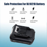 1 x RAW Customer Returns FengWings 2 pieces BL1021B battery, 12V 2.0Ah replacement battery for Makita 12V battery BL1021B BL1016 BL1041B 197339-1 197406-2 BL1040B BL1015B CP100DZ HP331DSAP1 MP100DZ CG100D - RRP €39.38