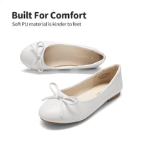 2 x Brand New DREAM PAIRS Kids Ballerinas Shoes for Girls Mary Jane Party Shoes Birthday Wedding Ceremony Dress Shoes Ivory KFL216-E Size 29 EUR  - RRP €100.8