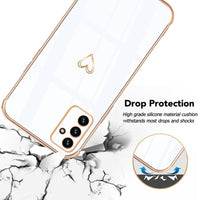 1 x RAW Customer Returns Lonrapa 2 Pieces Cover for Samsung Galaxy A34 5G Love Heart Pattern Design Soft Plating TPU Case for Galaxy A34 5G Mirror Silicone Shockproof Protective Case for Girls, White and Pink - RRP €20.4