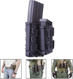 1 x RAW Customer Returns Tactical Mag Pouch, Pack of 5 Mag Holder Fast Mag Pouch Molle Magazine Bag Airsoft Magazine Carrier Pouch Holder for Nerf, 5.56 Mag, 7.62 Mag - RRP €50.39