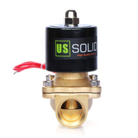 1 x RAW Customer Returns US Solid 3 4 G 220V 230V AC Brass Solenoid Valve Direct Operated for Water Air Gas Oil NC Brass Solenoid Valve - RRP €38.99