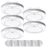 1 x RAW Customer Returns XINDUM Mini Smoke Detector Set of 5, Fire Alarm 10 Year Battery, T V Rheinland Certified Smoke Detector with Magnetic Holder, Smoke Alarm, 85 dB Audible Alarm, Standalone, White - RRP €64.97