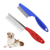 5 x Brand New Fur comb cat, detangling comb dog, flea comb for cats, cat comb, lice comb dust comb for cats dogs, combi comb for dog, tool for removing tangles, knotted or dead hair - RRP €35.2